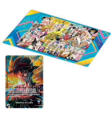 One Piece TCG Official Playmat Vol.5 English Factory Sealed Luffy Promo EB02-010