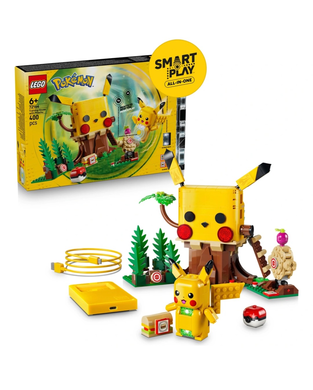 Toys
LEGO Pokémon SMART Play: Training House with Pikachu Set