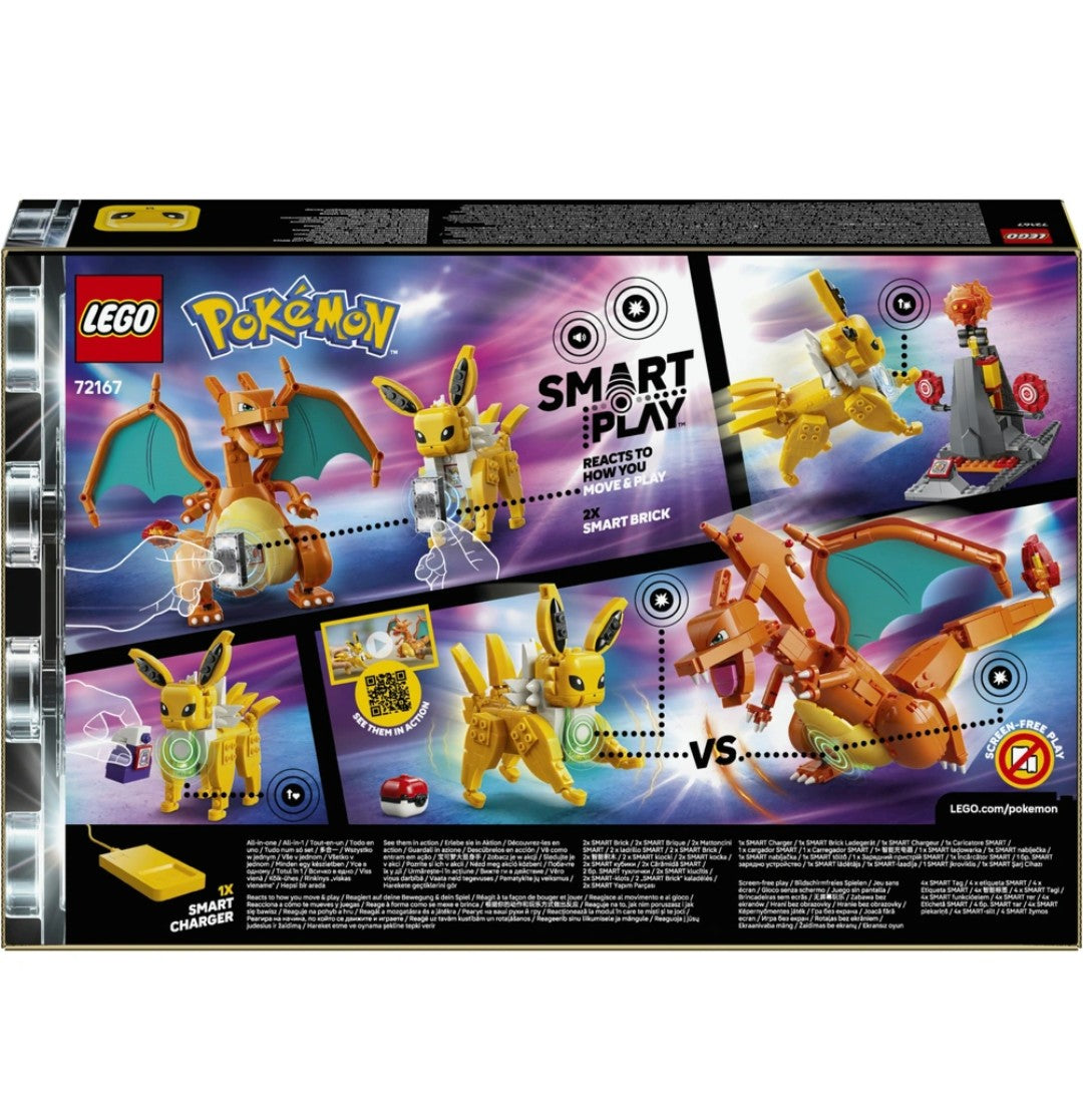 LEGO Pokémon SMART Play: Charizard vs. Jolteon Ultimate Battle Set