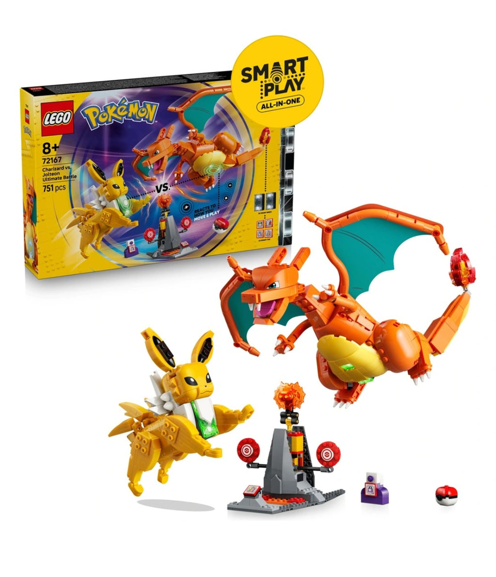 LEGO Pokémon SMART Play: Charizard vs. Jolteon Ultimate Battle Set