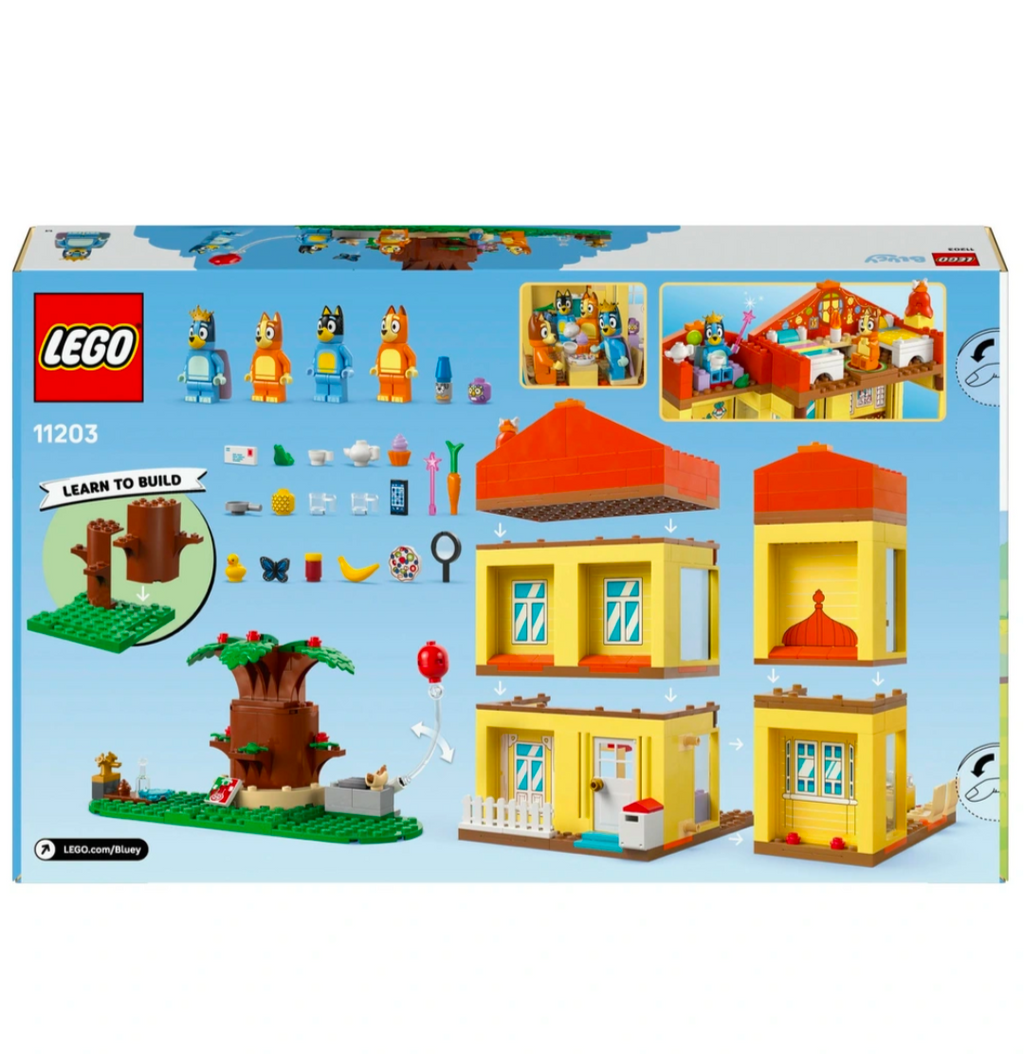 LEGO Bluey 11203 Bluey's Family House Set