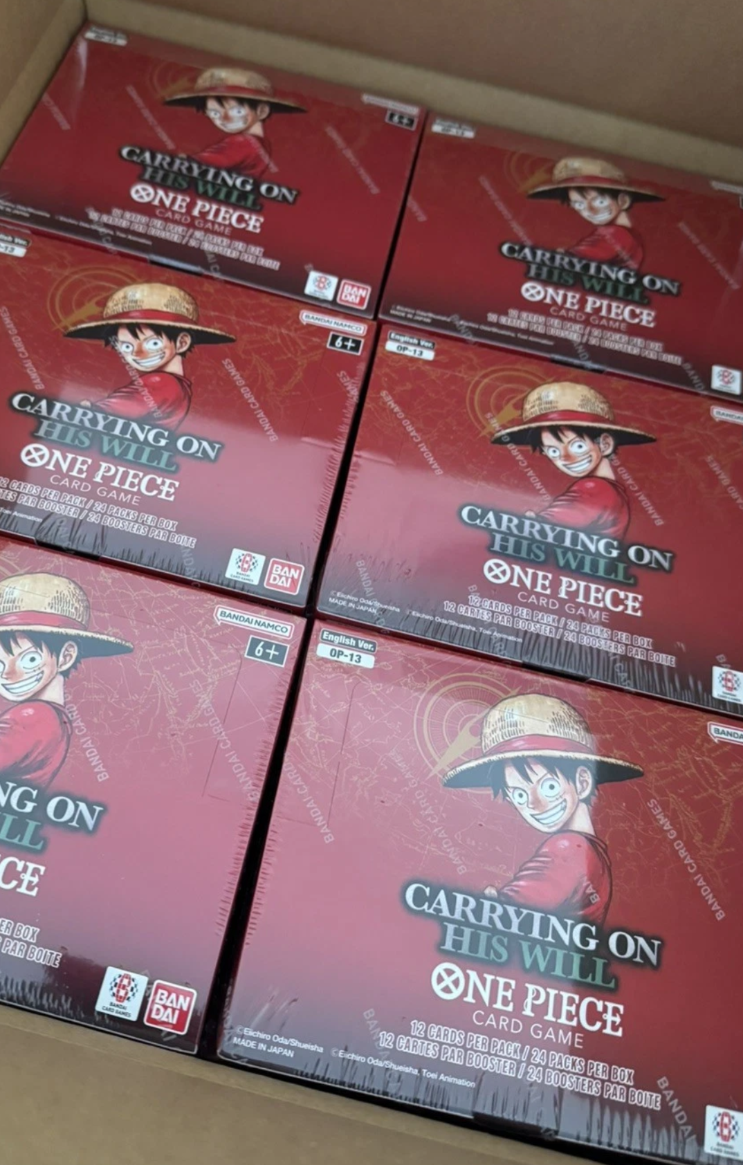 One Piece OP13 Booster Box Sealed Wave 1