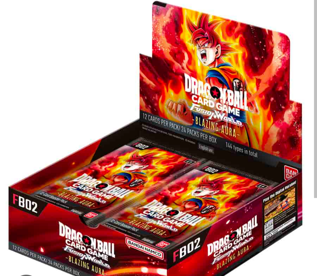 Dragonball FB02 Blazing Aura Booster Packs Fresh Box